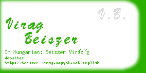 virag beiszer business card